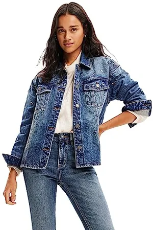 Desigual JACKET_SAVANHA, 5008 DENIM DARK BLUE, M