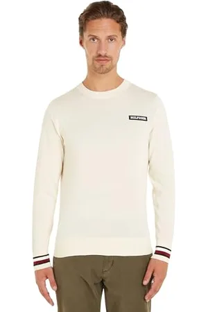 Tommy Hilfiger Herren Pullover Global Stripe Crew Neck Baumwolle, , L