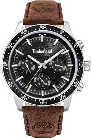 Timberland Herren Analog Quarz Uhr mit Leder Armband TDWGF0029002