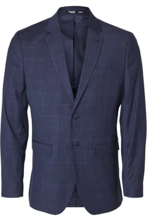 SELETED Herren SLHSLIM-Neil Check BLZ NOOS Blazer, /Checks:Check, 52