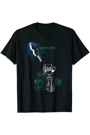 Minecraft Skeleton Arrow Shot Logo T-Shirt