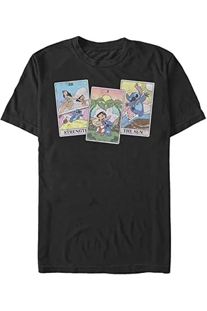 Disney Unisex Lilo And Stich Lilo Stitch Tarotorganic Short Sleeve T-shirt, , XL
