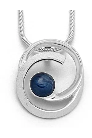 DUR Schmuck Anhänger WINDBRAUT Kyanit, 925/- Größe ca 21mm (P3590)