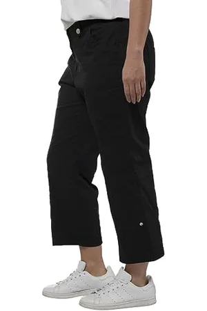 Ulla Popken Damen 7/8-Cargohose PANTS, , W53 / L32