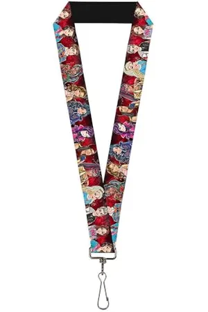 Buckle Buckle Down Unisex-Erwachsene Lanyard-1.0-Descendants 11-Character Group Pose Reds/gra Schlüsselanhänger, , Einheitsgröße