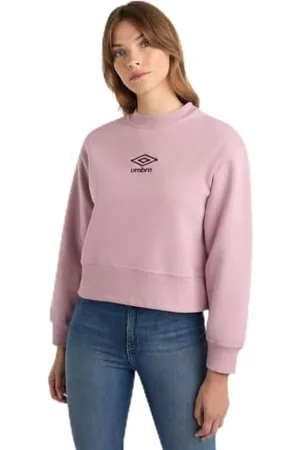 Umbro Damen Core Sweat-Shirt Boxy Pour Femme Pullover, Violetter Ombre-/ kräftiges Violett, 42