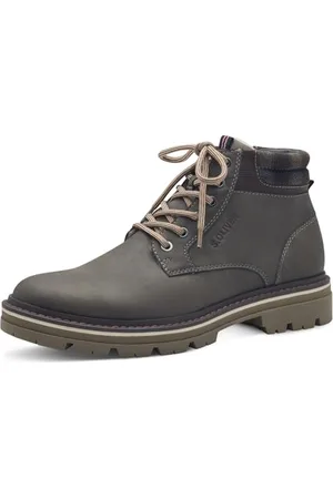 QS by s.Oliver Herren Stiefel zum Schnüren Gefüttert Vegan, Braun , 41 EU