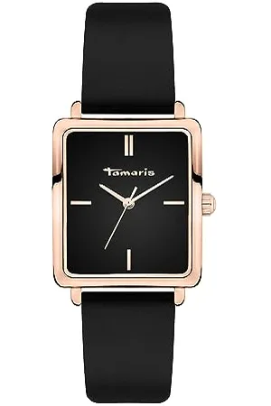 Tamaris Damen Analog Quarz Uhr mit Leder Armband TT-0130-LQ