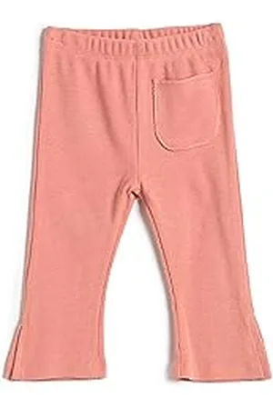 Koton Babygirl Flare Basic Leggings Ribbed Elastic Waistband Cotton
