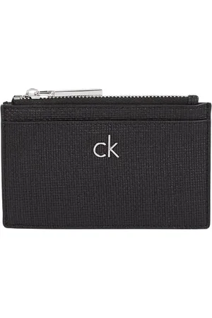 Calvin Klein Damen Kartenetui Daily Cardholder mit Reißverschluss, Schwarz (Ck Black), Einheitsgröße