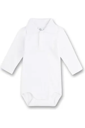 Sanetta Polobody Langarm | Hochwertiger und nachhaltiger Body für Babys aus Bio-Baumwolle. Baby Body 086