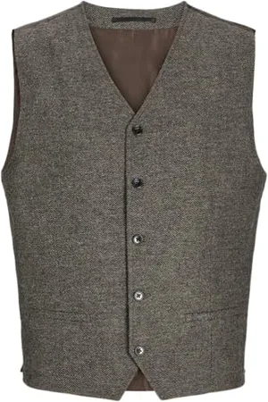 JACK & JONES JACK&JONES Herren Jprwinter Twill Waistcoat Anzugweste, , 46