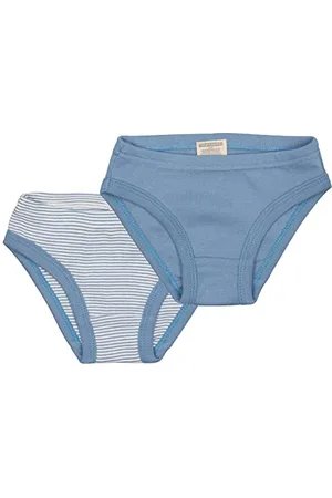 loud + proud Mädchen Doppelpack, Feinripp, Bio Baumwolle Und GOTS Zertifiziert Slip, , 110-116 EU
