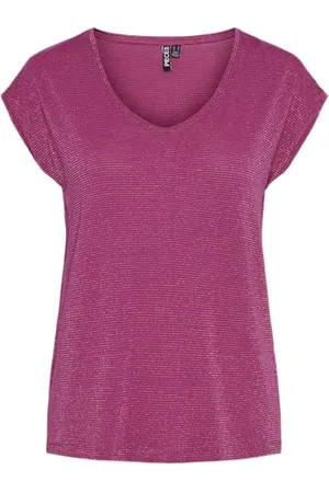 Pieces® Pcbillo Tee Lurex Stripes Noos Bc