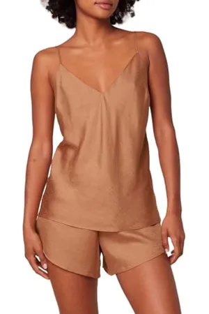 Triumph Damen Silky Sensuality J PSW 01 X Pajama Set, Toast, 48