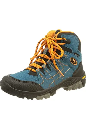 BRUTTING Unisex Kinder Mount Shasta Kids Hi Cross-Laufschuh, petrol/schwarz/orange, 29 EU