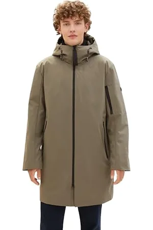 TOM TAILOR Herren Sommer-Parka mit Kapuze, , S