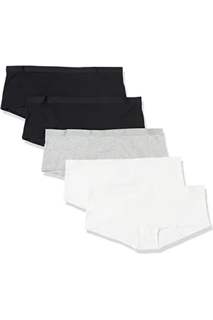Amazon Damen Boyshort-Unterwäsche Baumwolle (Erhältlich in Übergröße), 5er-Pack, , 46