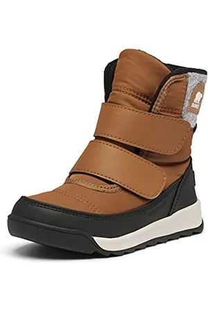 sorel Whitney 2 Strap Waterproof wasserdichte Winterstiefel für Kinder, Braun (Elk), 21 EU