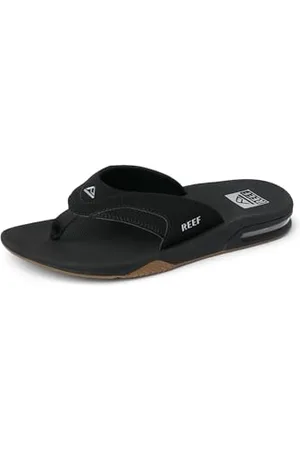 Reef FANNING, Herren Zehentrenner, Schwarz (Black/Silver Bls), 35 EU (3 UK)