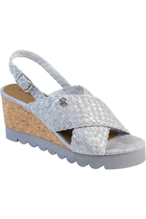 Chattawak Damen 18hfinasilber 37 Sandale mit Absatz, , EU