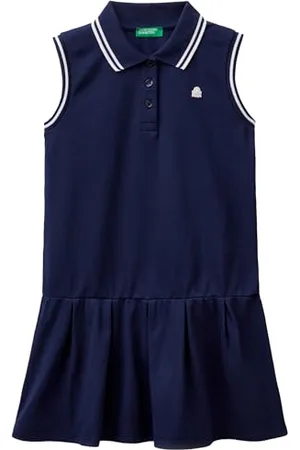 Benetton Mädchen und Mädchen 3f9hcv00u Kleid, , 130 cm