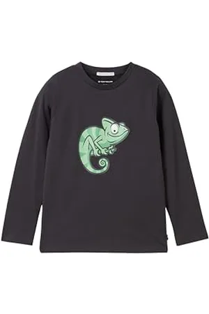 TOM TAILOR Jungen Kinder Langarmshirt mit Print, , 104/110