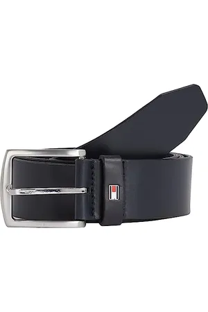 Tommy Hilfiger Herren Gürtel New Denton Belt 4,0 cm Ledergürtel, , 105 cm