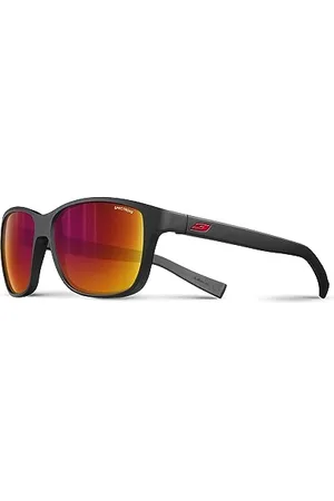 Julbo Herren Powell Sonnenbrille, Schwarz-Noir Mat/Rouge, Einheitsgröße