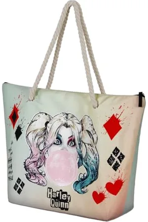 KARACTERMANIA Harley Quinn Mad Love-Soleil Strandtasche, , 52 x 37 cm