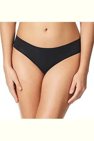 DKNY Damen Seamless Litewear Solid Thong Stringhöschen, , Large