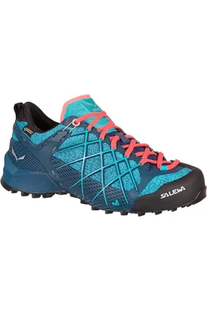 Salewa Wildfire Gore-Tex Damen Zustiegsschuhe, Blau, 4