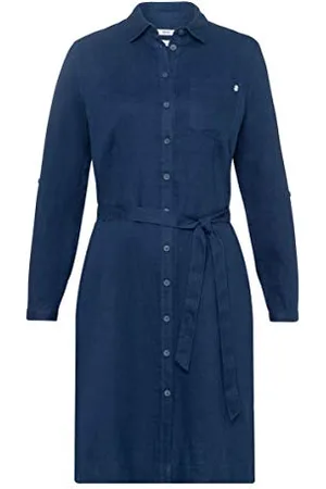 Brax Damen Style Gillian Linen Dress Kleid, , (Herstellergröße: 38)