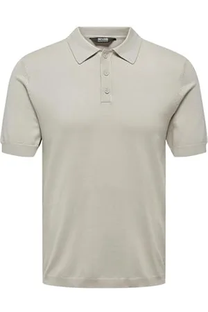 Only & Sons Male Polo Normal geschnitten Polokragen Pullover