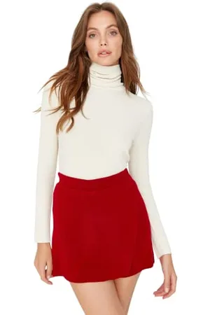 Trendyol Damen Damen Mini Bodycone Bodycon Trikot Rock Skirt, , M EU