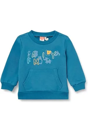 Koton Babyboy Sweatshirt Printed Long Sleeve Crew Neck Kangaroo Pocket Brushed Interior Cotton