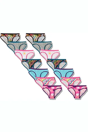 Amazon Mädchen Bikini-Unterwäsche, 14er-Pack, , 6-7 Jahre