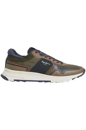 Pepe Jeans Herren Joy One M Sneaker, Grün/Khaki/Grün, 44 EU