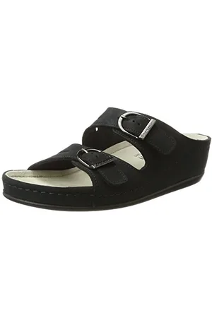 Berkemann Lüneburg Damen Pantoletten, Blau (Dunkelblau), 39.5