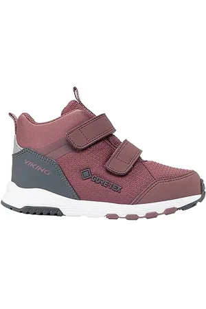 Viking Etne Mid GTX Walking Shoe, Old Rose/Grey, 33 EU Schmal