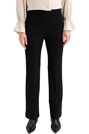 DeFacto Damen Z4774AZ Casual Pants, Black, 44