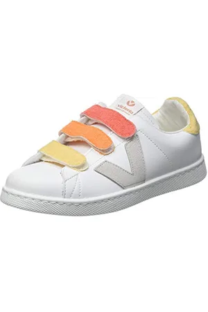victoria Unisex Tenis Tiras VEGANA/RIZO Sneaker, Naranja, 36 EU