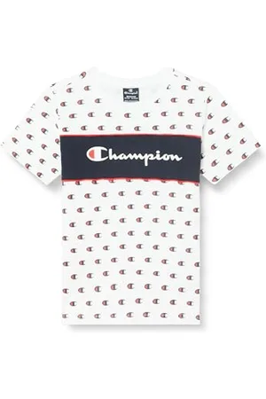 Champion Jungen Legacy Icons B Box Logo S/S Crewneck T-Shirt, , 11-12 Jahre