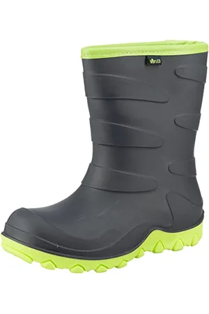 LICO Cirrus Jungen Gummistiefel, Marine/ Lemon, 31 EU