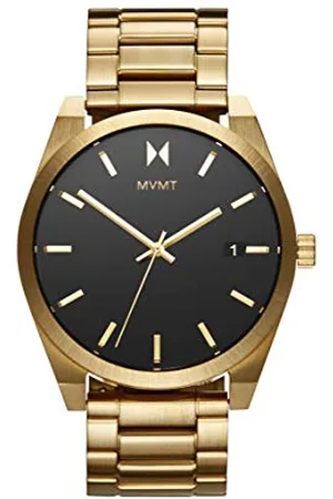 MVMT Analog Quarzuhr für Herren mit Gelbgoldfarbenes Edelstahlarmband - 28000037-D