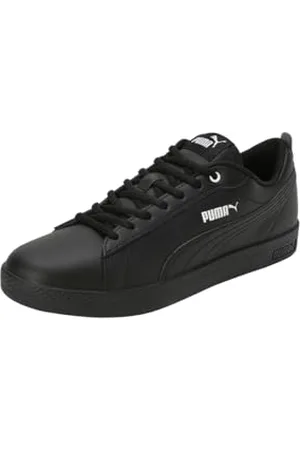 PUMA Damen Smash Wns v2 L Low-Top Trainer, Black- Black, 38 EU
