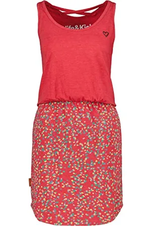 alife kickin ALIFE and Kickin RosalieAK Dress – Damen Jerseykleid Kurz – Bequem & Lässig für Alltag & Freizeit – Leichtes Sommerkleid für warme Tage M