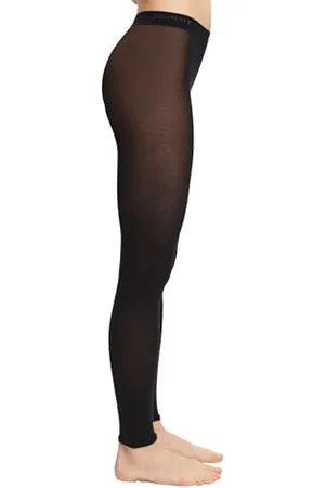ESPRIT Damen Leggings Cotton W Le Baumwolle einfarbig 1 Stück, , 36-38