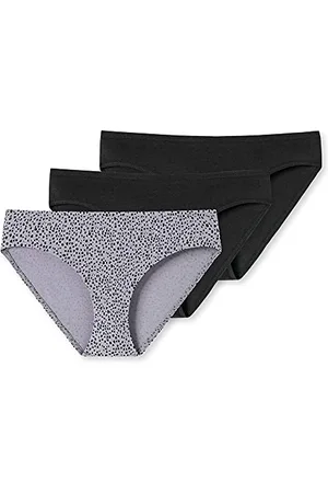 Schiesser Mädchen 3 Pack Slips - 95/5 Organic Bio Baumwolle Größe 140 Bis 176 Unterwäsche, , 140 EU