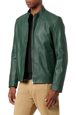 HUGO BOSS Herren Lokis Lederjacke, , XXL EU